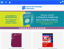 Tablet Screenshot of livrariadopsicologo.com.br